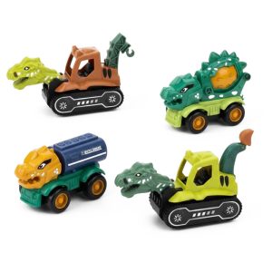 Camión dinosaurio x4 en bolsa