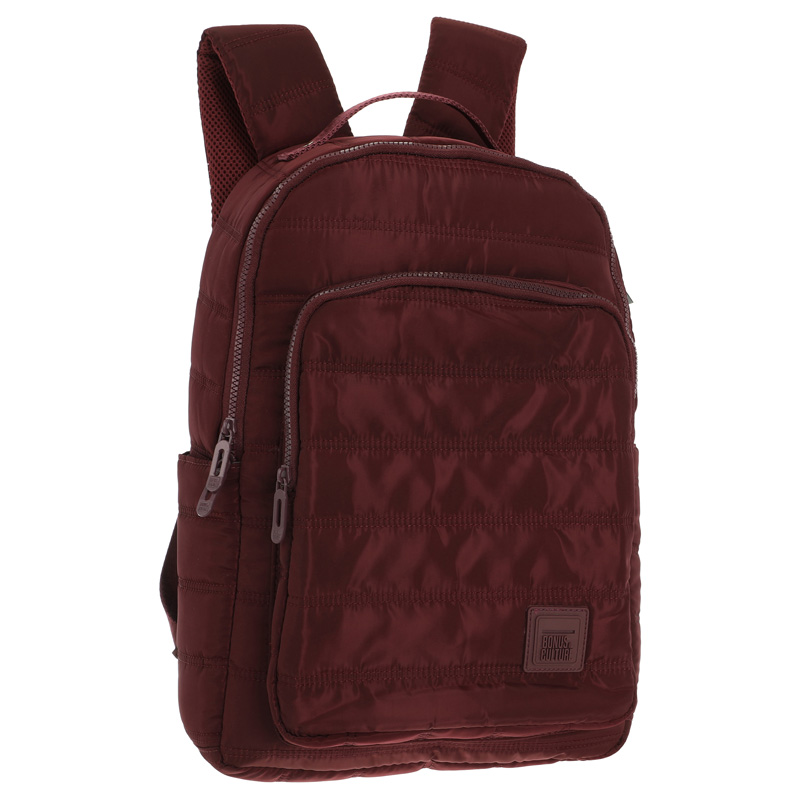 Mochila Bonus® Culture 1 cierre capitoneada con bolsillos laterales