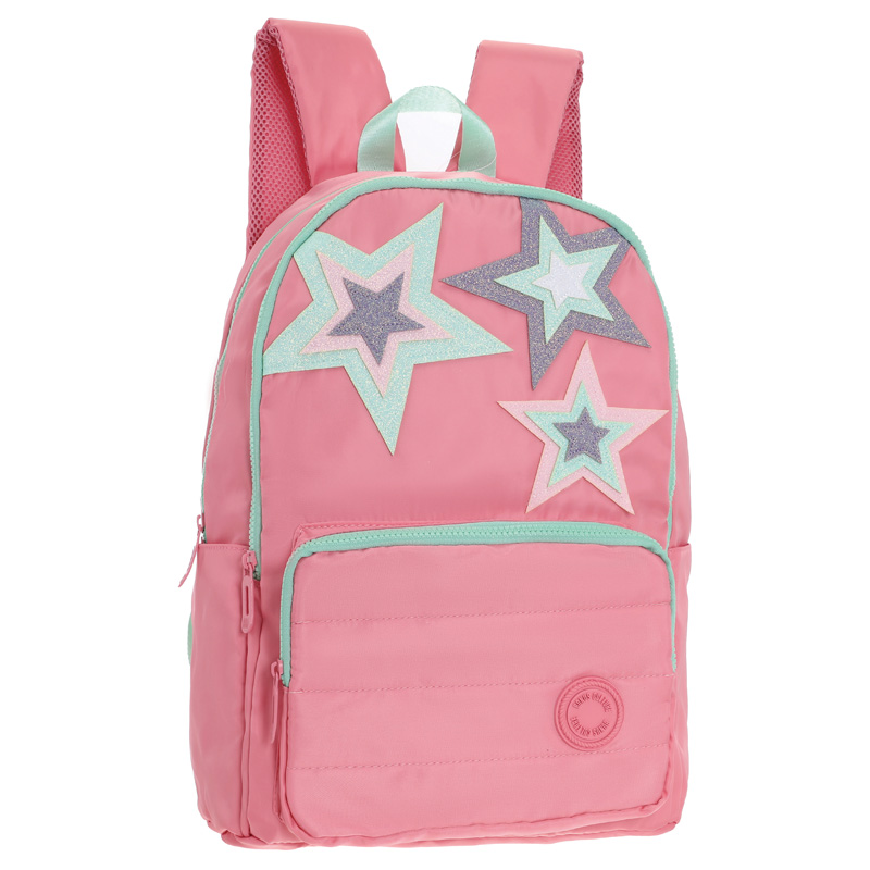 Mochila Bonus® Culture Star 2 cierres con bolsillos laterales de tela