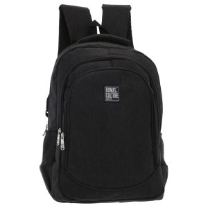 Mochila Bonus® Culture 3 cierres con bolsillos laterales de red