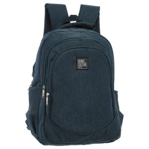 Mochila Bonus® Culture 3 cierres con bolsillos laterales de red