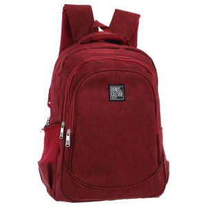 Mochila Bonus® Culture 3 cierres con bolsillos laterales de red