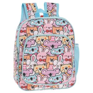 Mochila Bonus® Culture Kids 1 cierre con bolsillo lateral de red