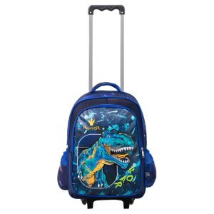 Mochila con carro Bonus® Culture Kids 2 cierres con bolsillos laterales de red