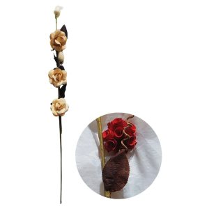 Vara decorativa con flores