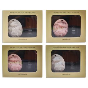 Set aromático con piedra de yeso difusora