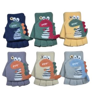 Guante mitón infantil plush dino