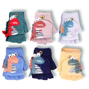 Guante mitón infantil plush dino