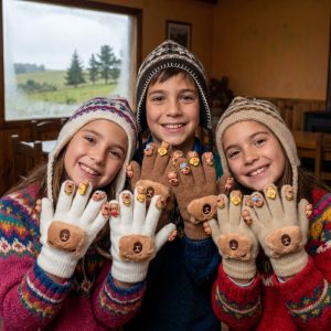 Alternative view of Guante infantil con apliques Capy