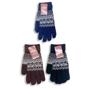 Guante de hombre tejido Snow