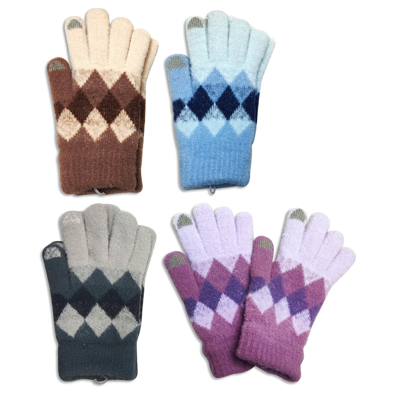 Guante de dama soft rombos