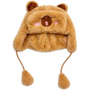 Gorro de peluche juvenil Capybara