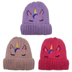 Gorro tejido infantil Unicornio