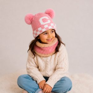 Alternative view of Set de gorro y cuellera morley infantil C con forro de piel