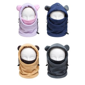 Pasamontaña polar con orejas