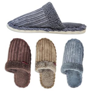 Pantufla de hombre líneas