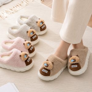 Alternative view of Pantufla juvenil Hello Capy