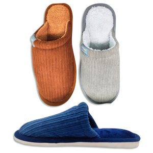 Pantufla de hombre pana Fashion