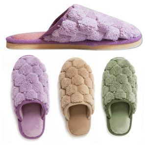 Pantufla de dama damero