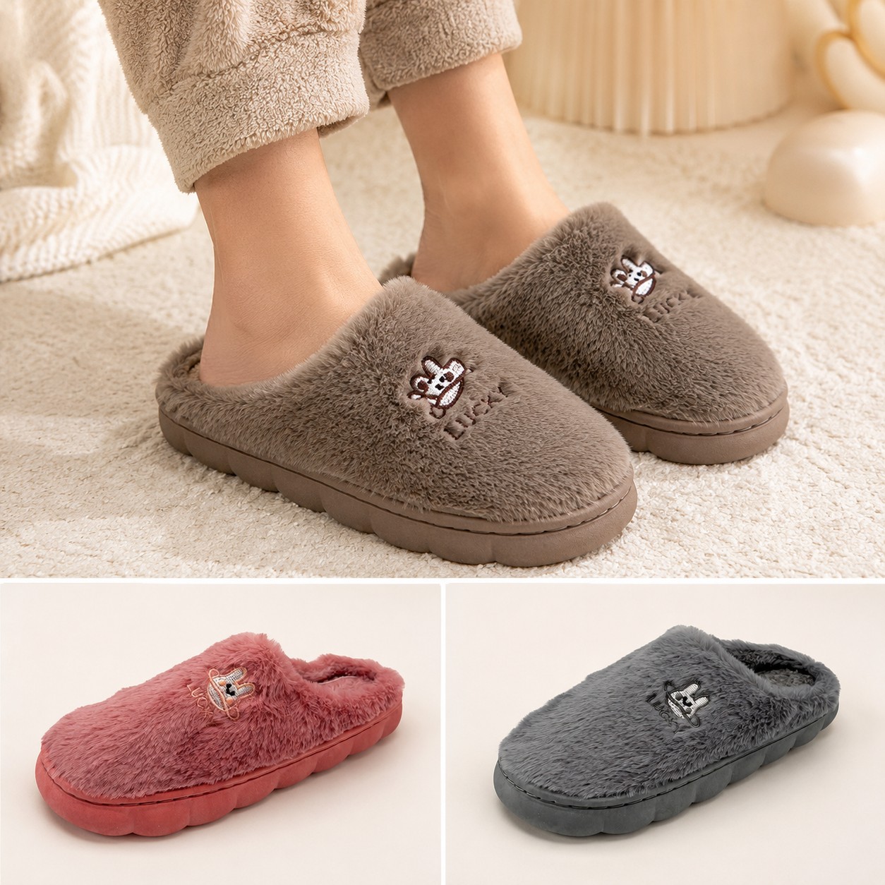 Pantufla de dama Lucky - Imagen 2