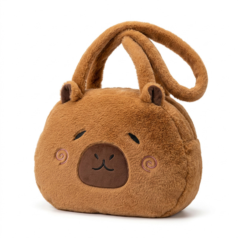 Cartera de peluche Capybara