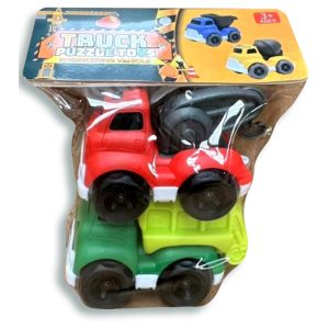 Camión de construcción Truck Puzzle x2 en bolsa