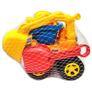 Juego de playa 5pzas. con camión en red