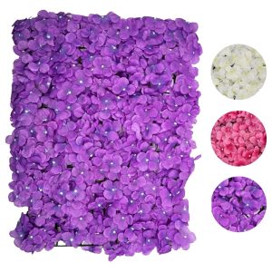 Panel de flores decorativas