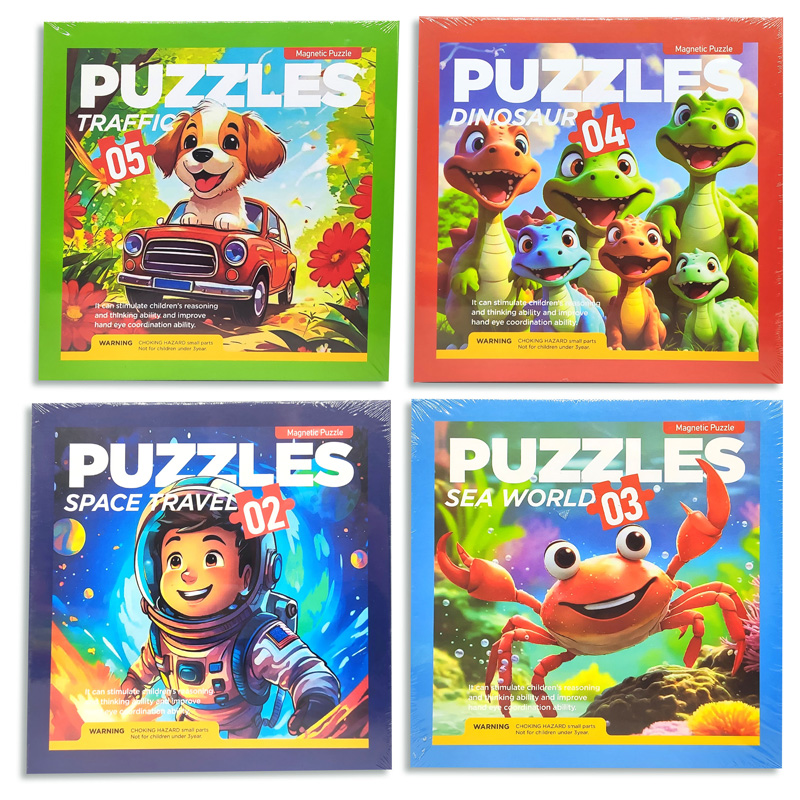 Puzzle magnético