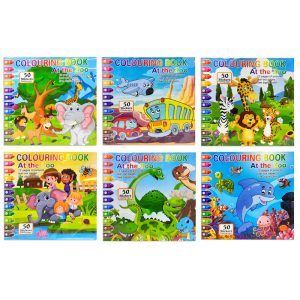 Libro para colorear con stickers