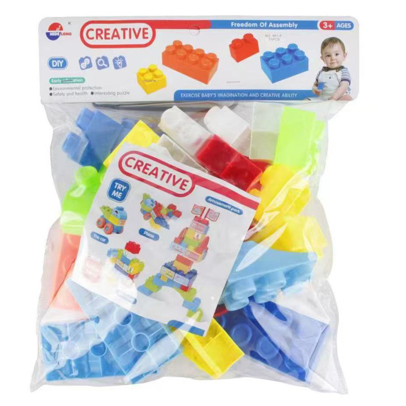Bloques para armar Creative en bolsa