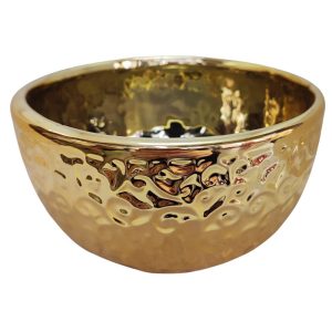 Maceta de cerámica Gold