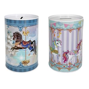 Alcancía de metal Calesita