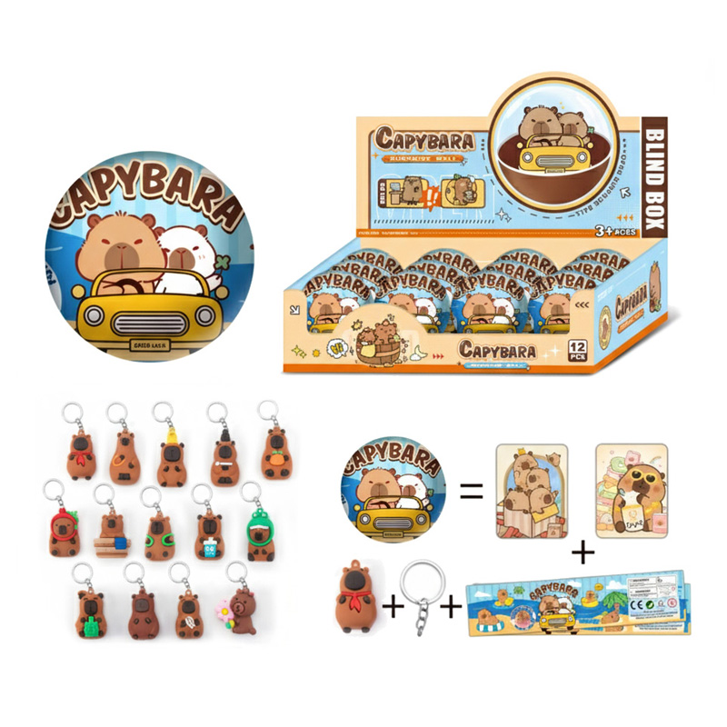 Juguete sorpresa llavero Capybara
