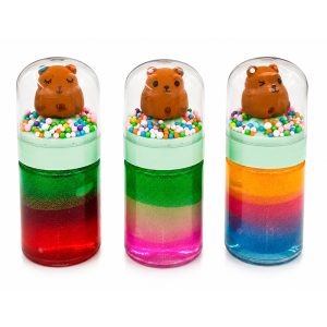 Slime en tubo Capybara con esferas soft