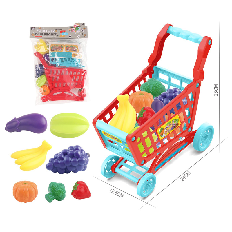 Carrito de supermercado en bolsa