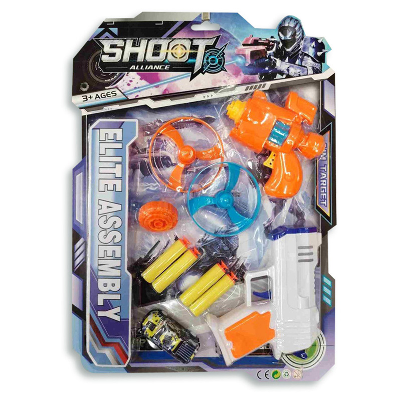 Pistola lanza dardos Shoot Alliance en blister