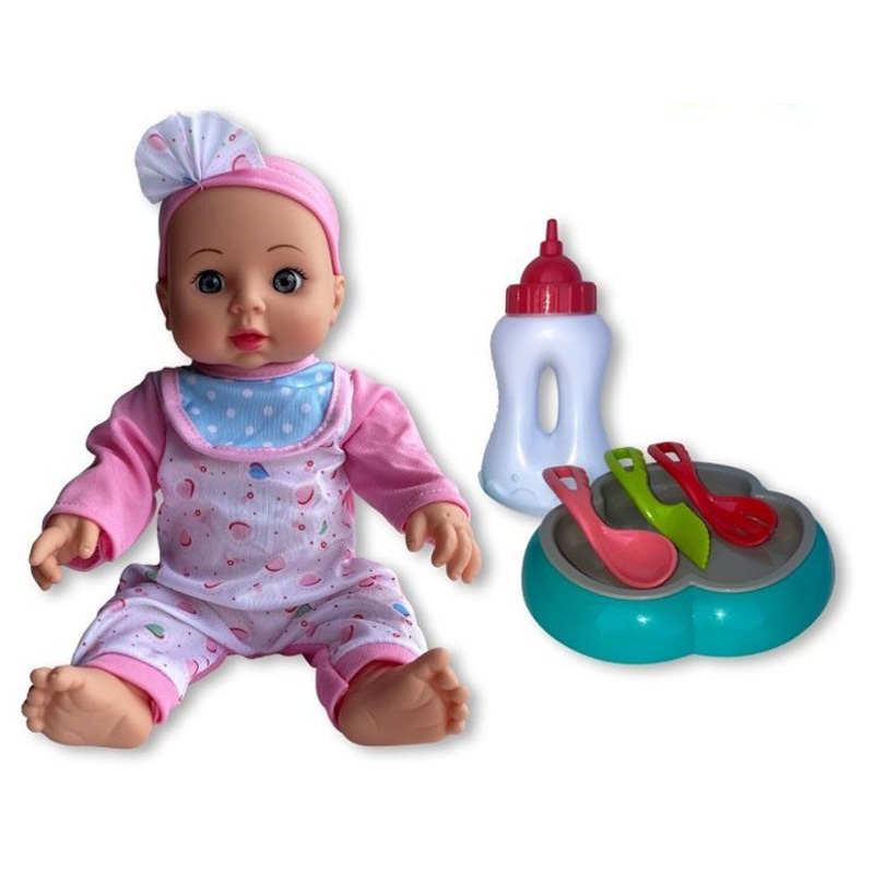 Bebote Little Baby con mamadera en bolsa