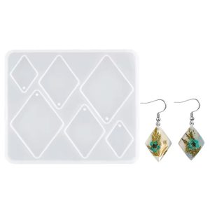 Molde para resina rombos