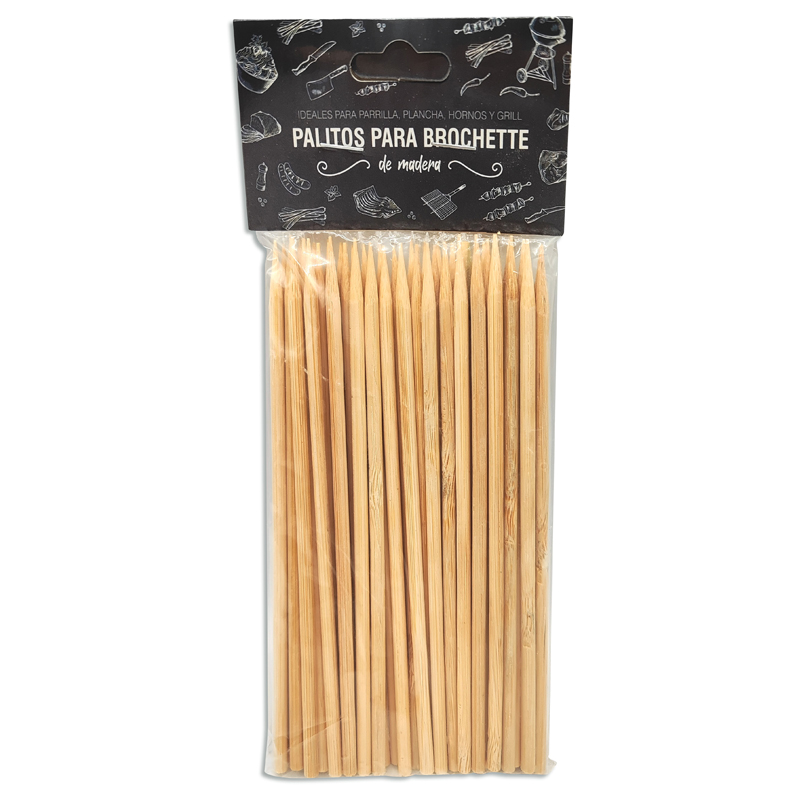 Palo de brochette x50