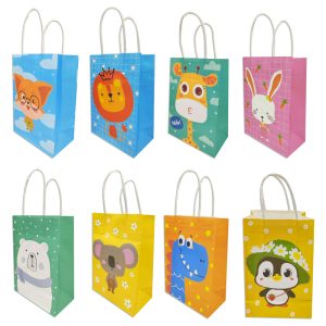 Bolsa de regalo animales x12