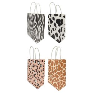 Bolsa de regalo animal print x12