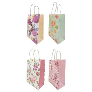 Bolsa de regalo flores x12
