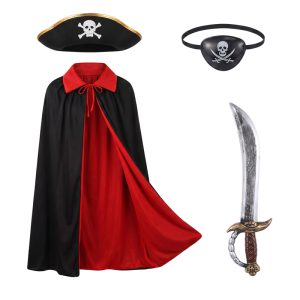 Disfraz de pirata 4pzas