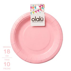 Plato descartable Olalú® x10