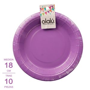 Plato descartable Olalú® x10