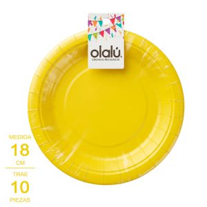 Plato descartable Olalú® x10