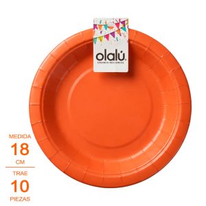 Plato descartable Olalú® x10