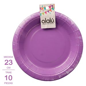 Plato descartable Olalú® x10
