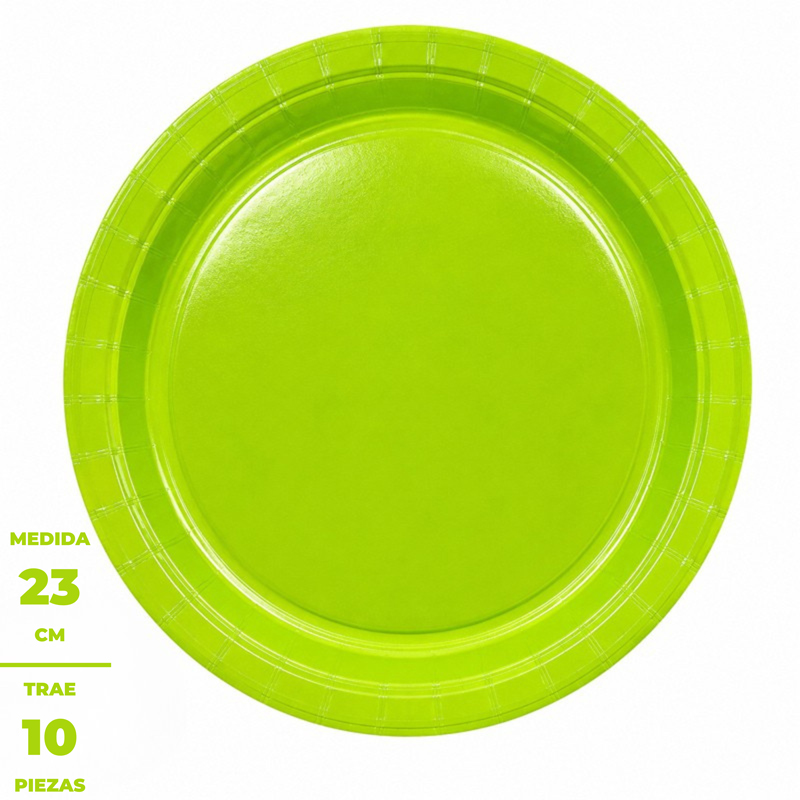 Plato descartable Olalú® x10